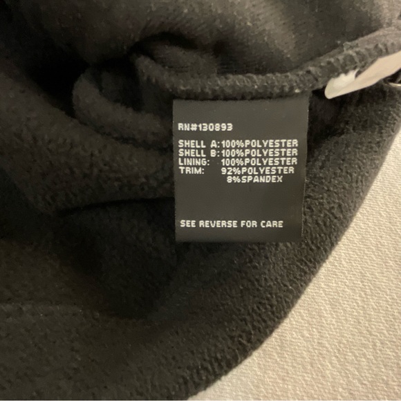 NEW BALANCE BRAND GRAFIC LIGHTWEIGHT MEN’S FLEECE JACKET SIZE: XL BLACK AND GRAY - Picture 12 of 16